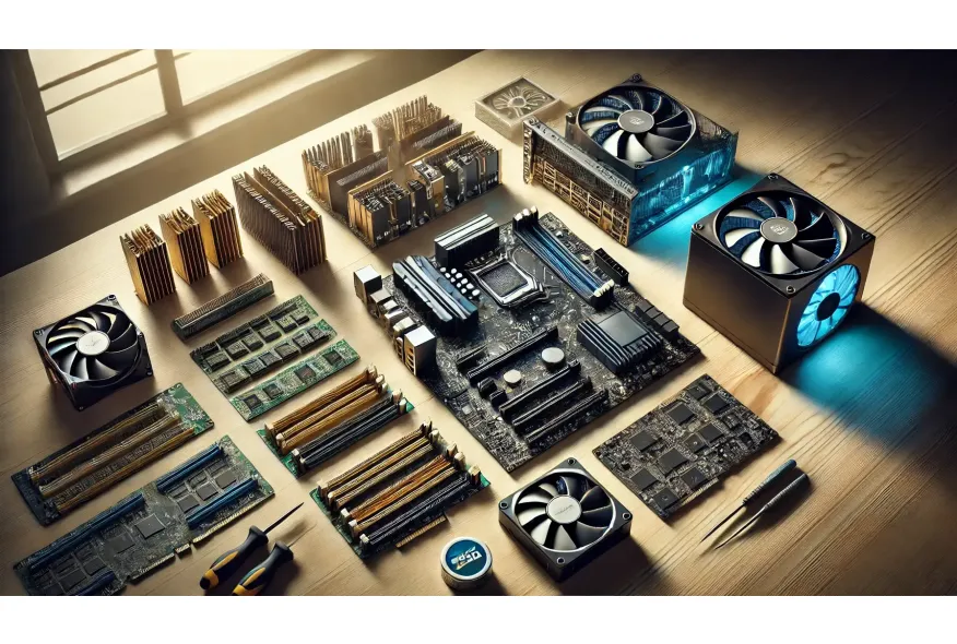 Imagem de What Are the Essential Components Needed to Build a PC?