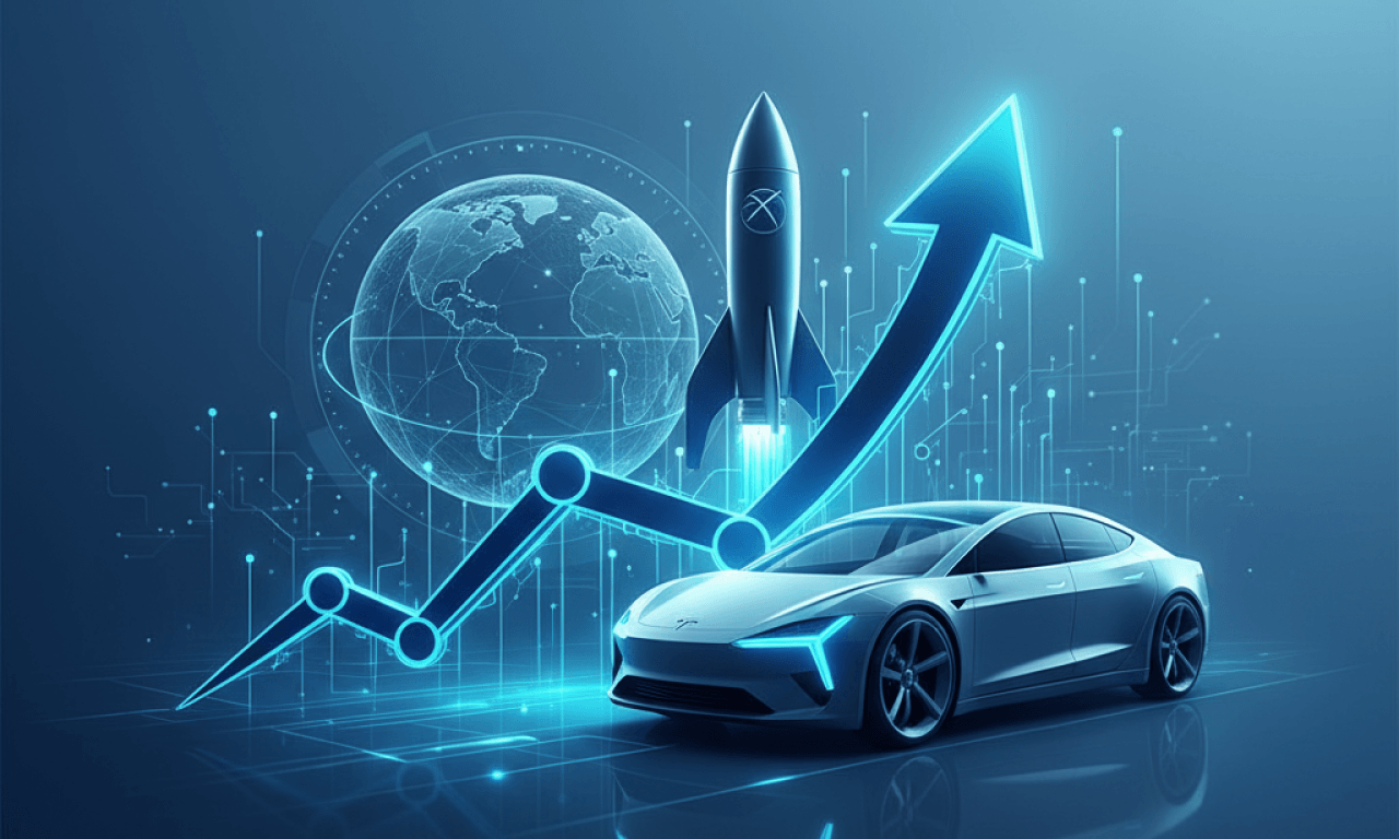 Imagem Elon Musk Rumo ao Trilhão: SpaceX e Tesla Impulsionam Aumento Recorde de Fortuna