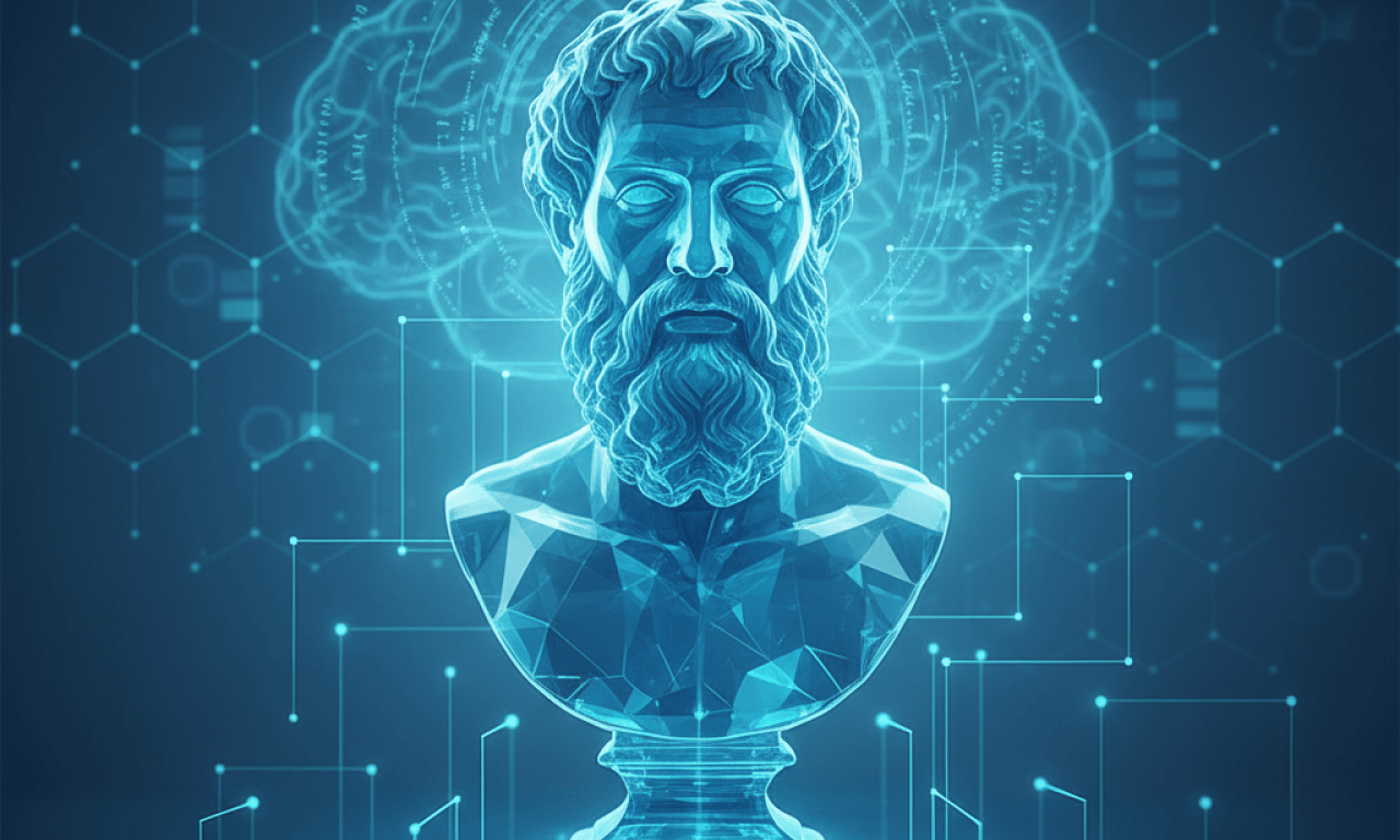 Imagem Sabedoria Estoica para a Era Digital: Marco Aurélio e a Produtividade Consciente