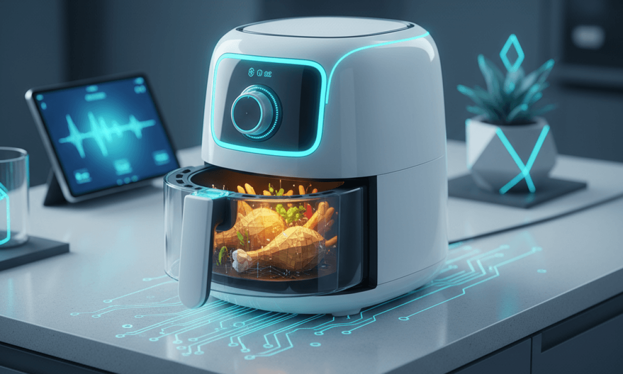 Imagem Cozinha Inteligente: A Air Fryer de 5L que Redefine o Prazer de Comer Bem